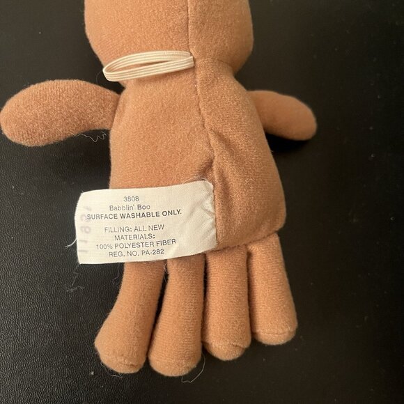 Monsters Inc Little Mikey Plush 6" Disney Pixar Hasbro 2001 Vintage Babblin Boo - Picture 3 of 5